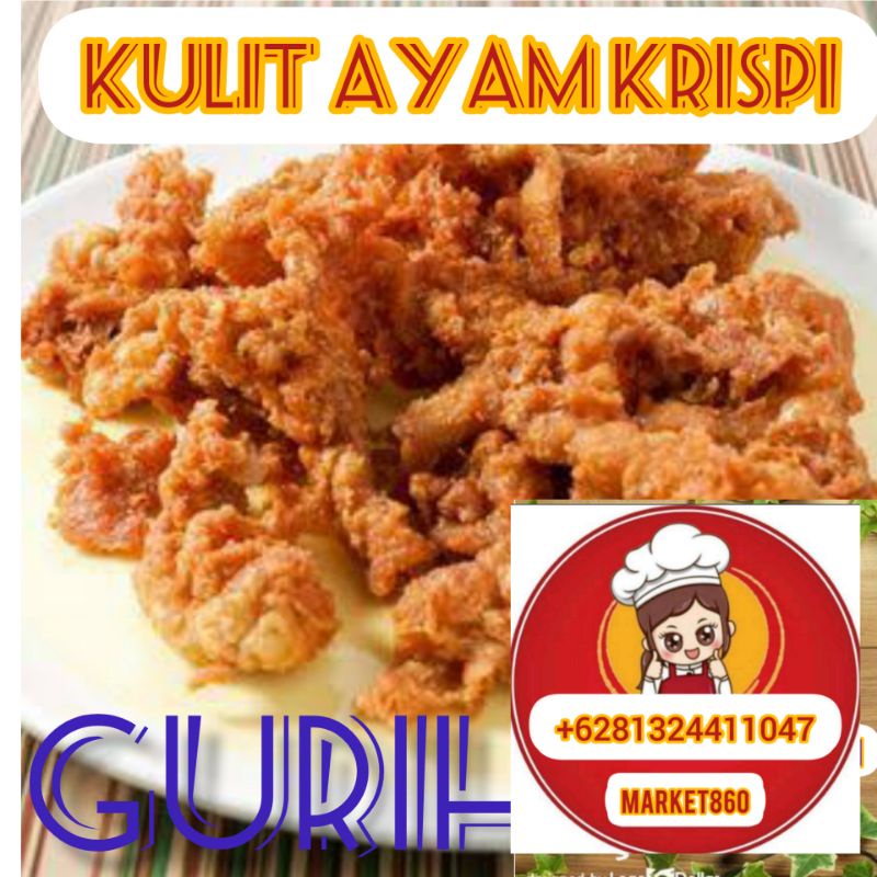 

keripik kulit ayam crispy