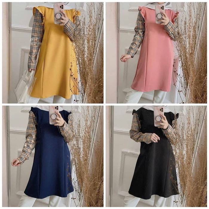 BAJU MUSILIM / BAJU WANITA / TUNIK MUSLIM / ANANDA TUNIC MURAH TERBARU