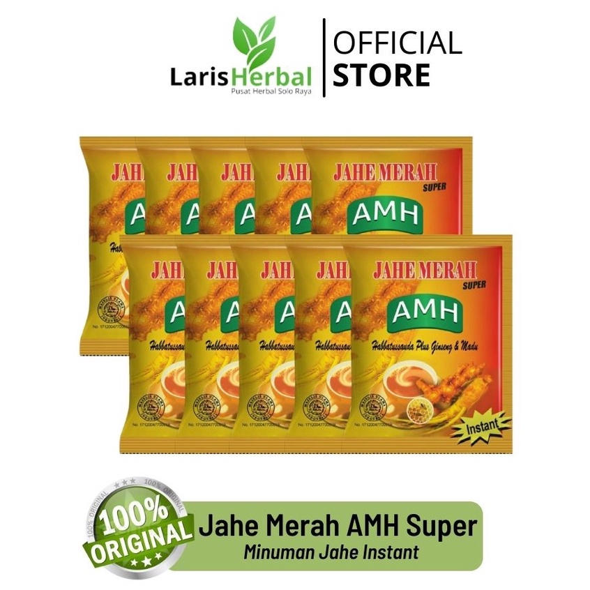 

ORIGINAL AMH Original Jahe Merah 1Renteng Isi 12Pcs