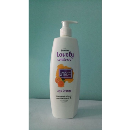Hand Body Emeron Lovely White UV Jeju Orange 500ml