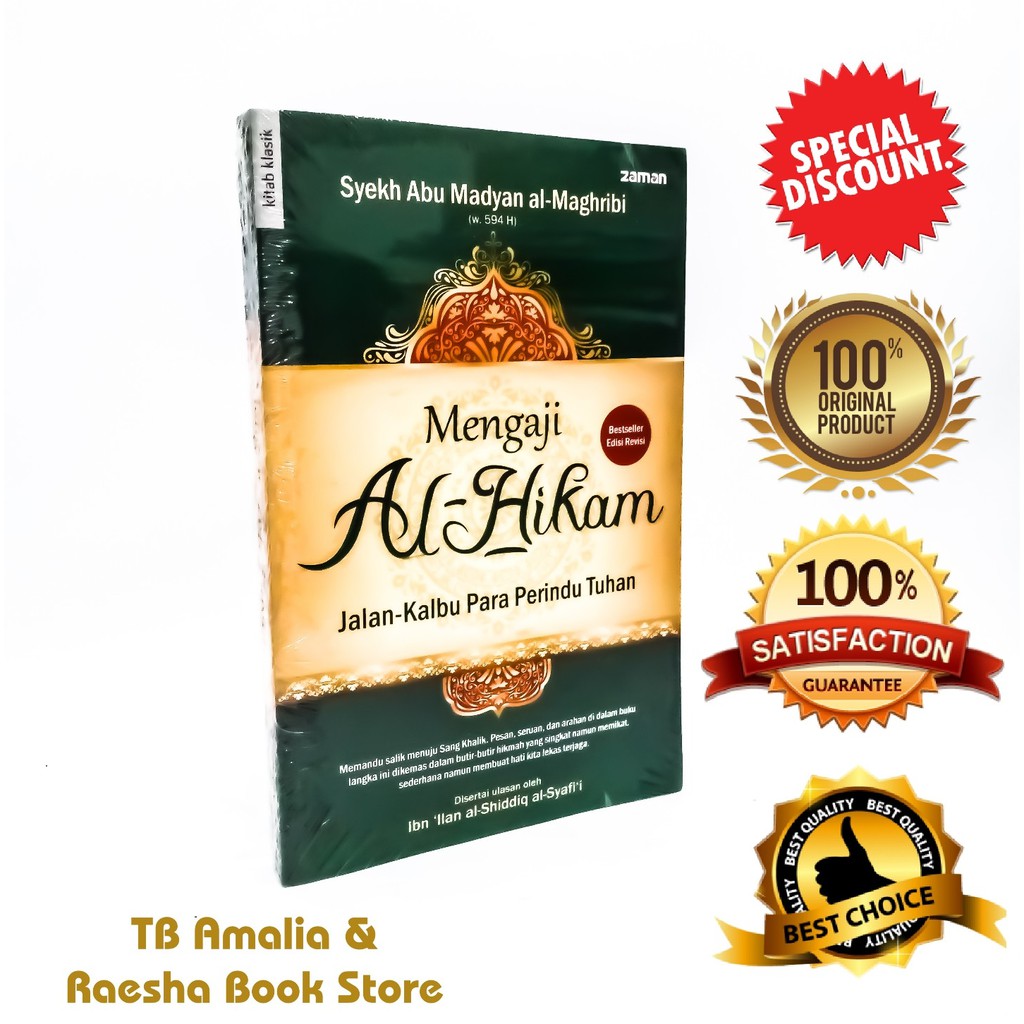 Buku Mengaji Al Hikam - Jalan Kalbu Perindu Tuhan - Syekh Abu Madyan Al Maghribi