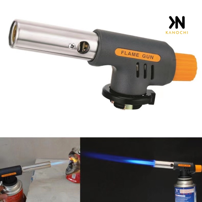 Portable Gas Torch BBQ Blow Torch Flame Gun Korek