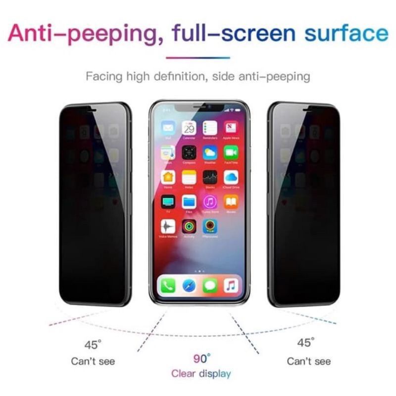 Tempered Glass Ceramic Anti Spy Infinix smart 4 / smart 6 / Hot 8 / Hot 9 play / Hot 10 play / Hot 11 / Hot 10 play TEMPERED GLASS CERAMIC