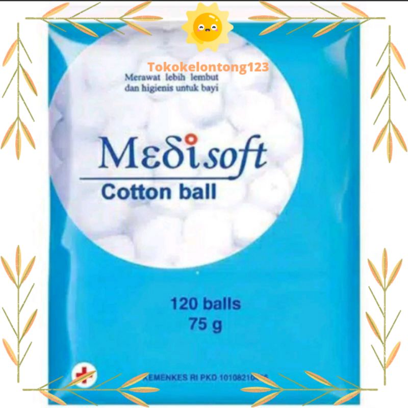 [COD]Medisoft Cotton Ball/Kapas Bulat Bola Pembersih Bayi