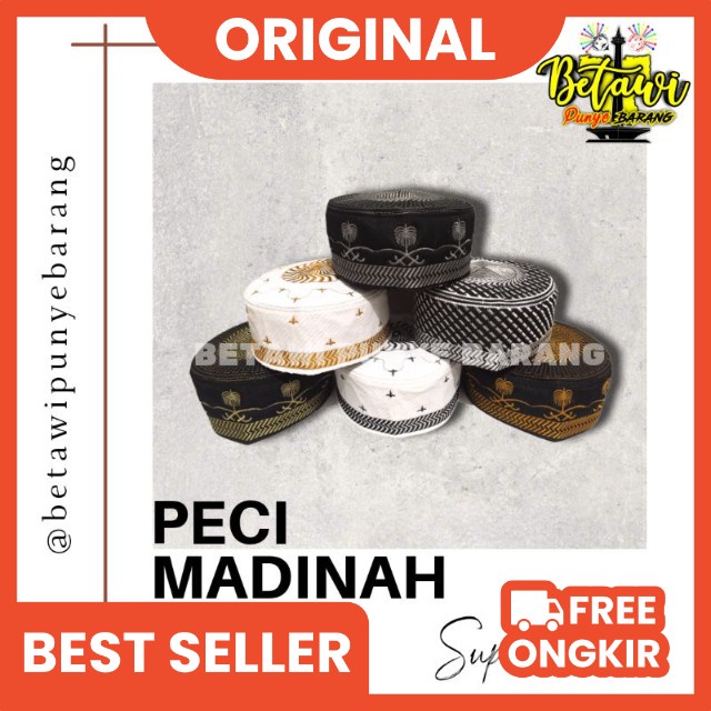 peci kopiah madinah bugis super