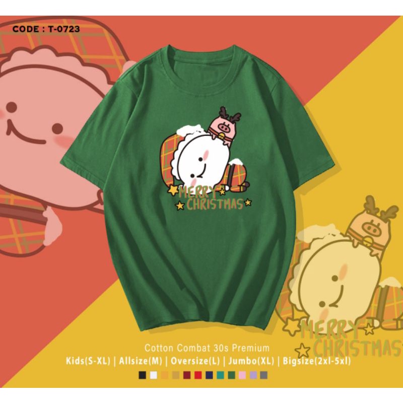 KAOS NATAL PENTOL PIG/T-SHIRT MERRY CHRISTMAS PENTOL PIG