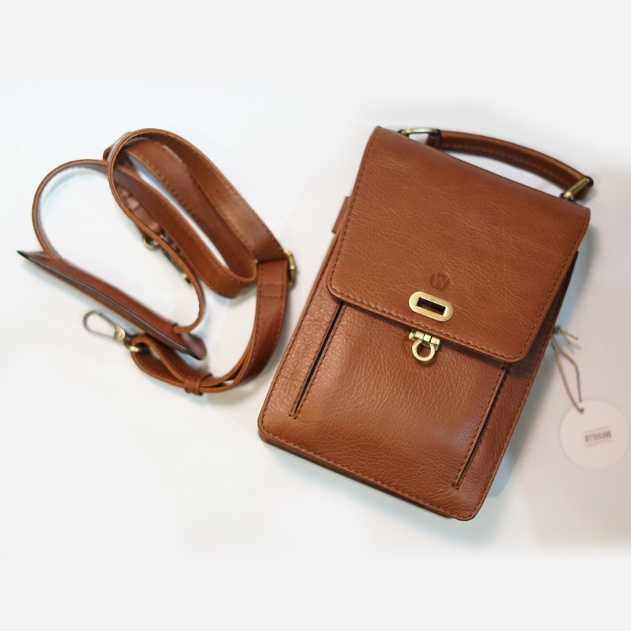 Tas Kulit / Tas Selempang / Fashion Pria Kulit Asli / Sling Bag Pria