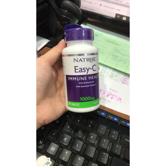 Natrol Easy C 1000 MG Immune Health Vitamin C Daya Tahan Tubuh BPOM