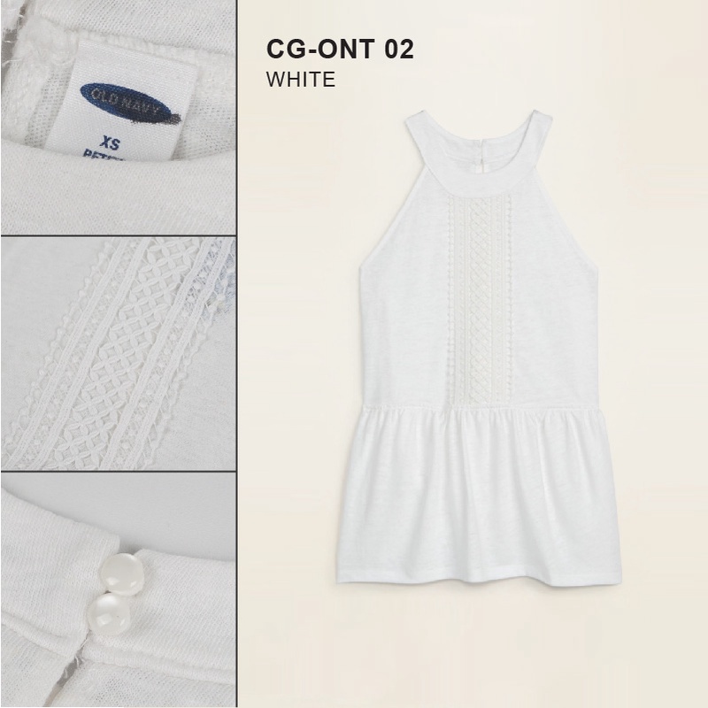 OLD NAVY PEPLUM BOHO TANK - HALTER NECK - TANKTOP WANITA ORI-3