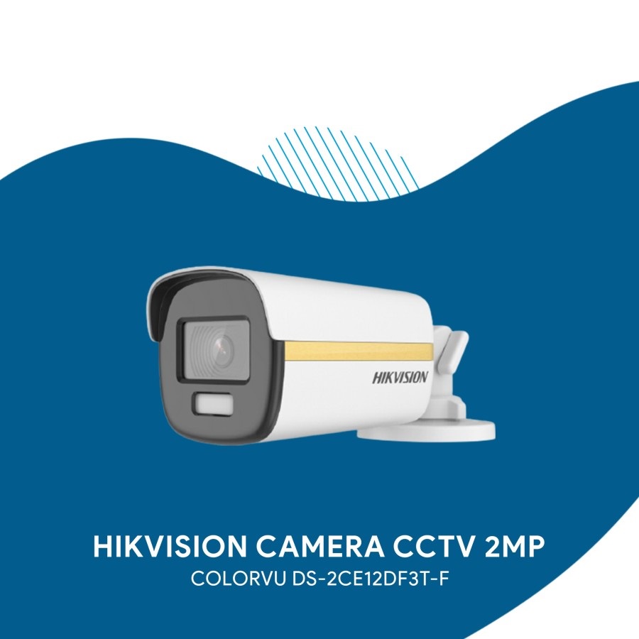 KAMERA CCTV HIKVISION COLORVU OUTDOOR 2MP DS-2CE12DF3T-F