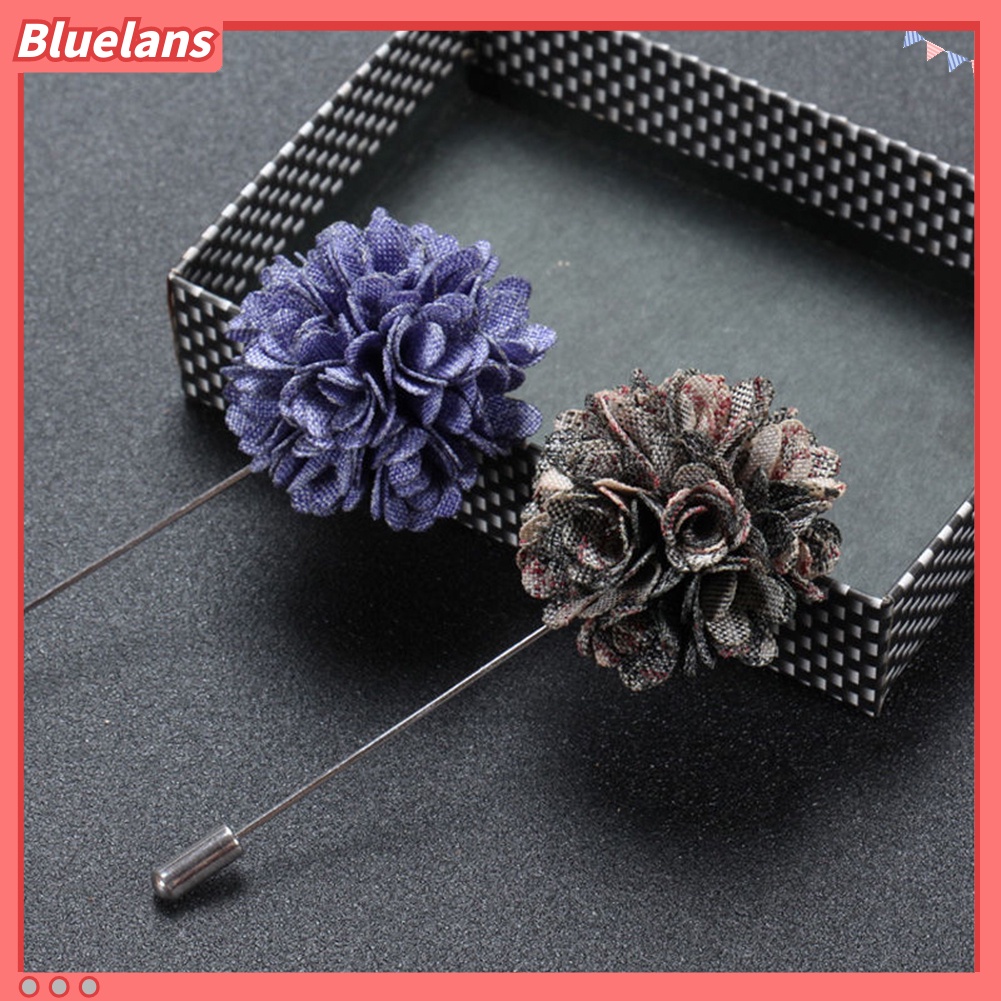 Bluelans Men’s Suit Tuxedo Flower Lapel Stick Pin Brooch Wedding Party Prom Accessory