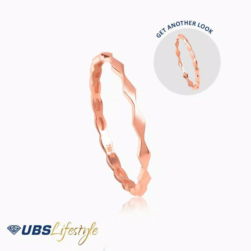CINCIN EMAS UBS TWO WAY LOOKS - ROSE GOLD 750 - CC70474