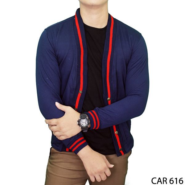 Cardigan Pria Polos / Banyak Warna dan Ukuran (COMB)