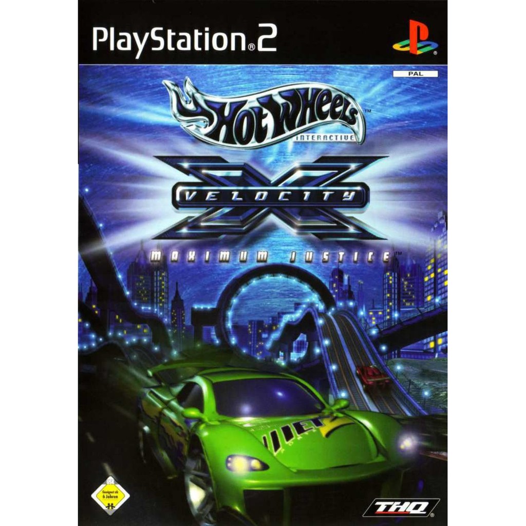 DVD Kaset Game PS2 Hot Wheels Velocity X Maximum Justice