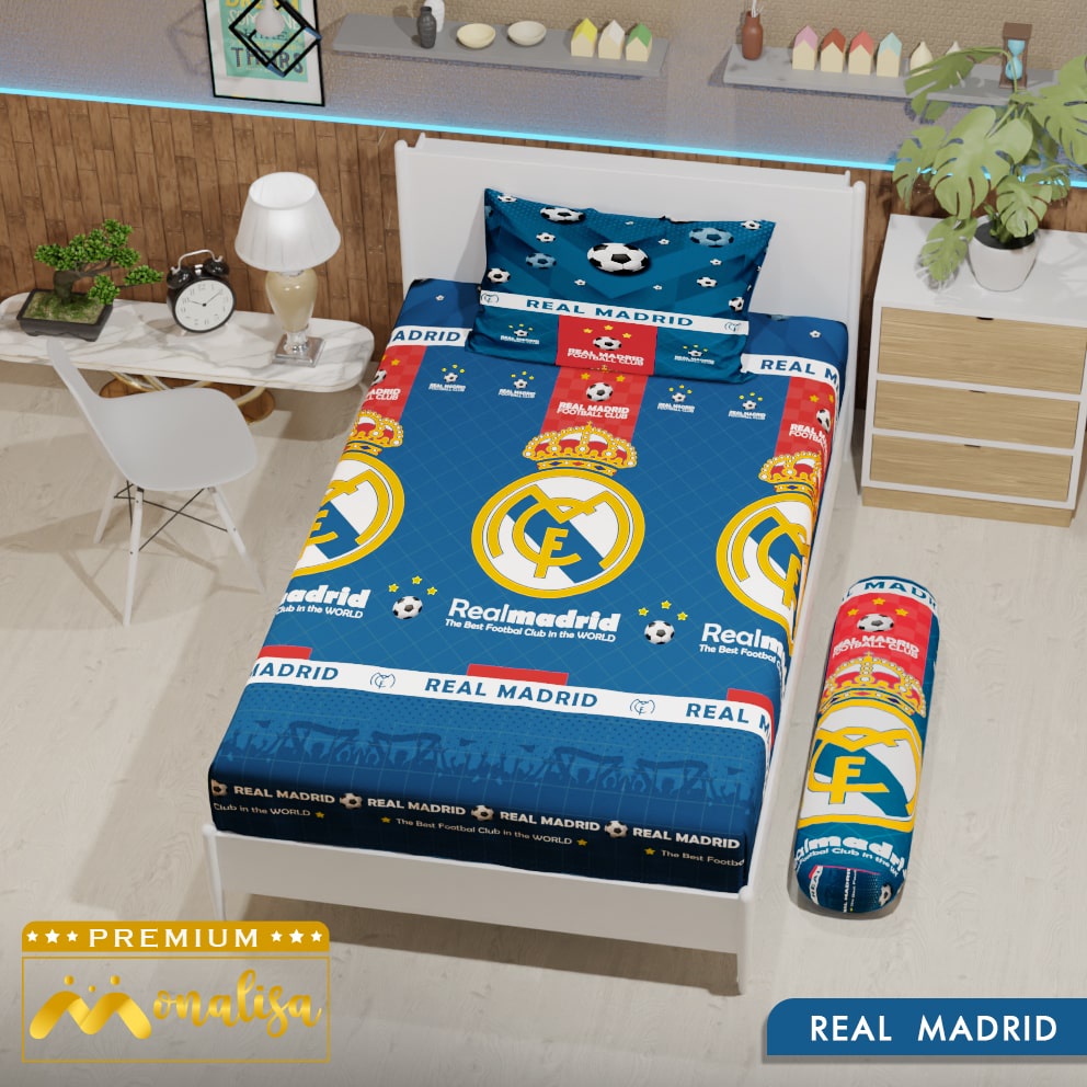 Monalisa Premium Sprei Uk 90/100/120 - Real Madrid