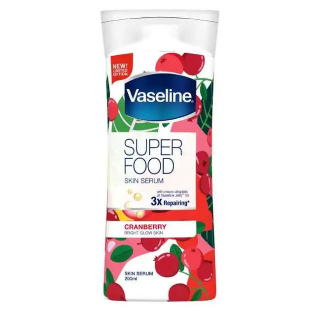 body lotion vaseline super food 200ml