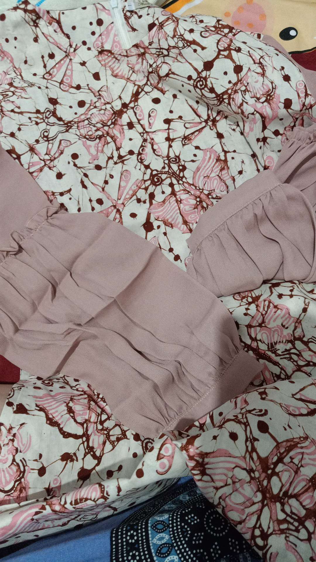 Audry Batik - Camelia Blouse 1 Batik Wanita Kekinian Balon Cantik Murah Elegant Solo Premium Kantor