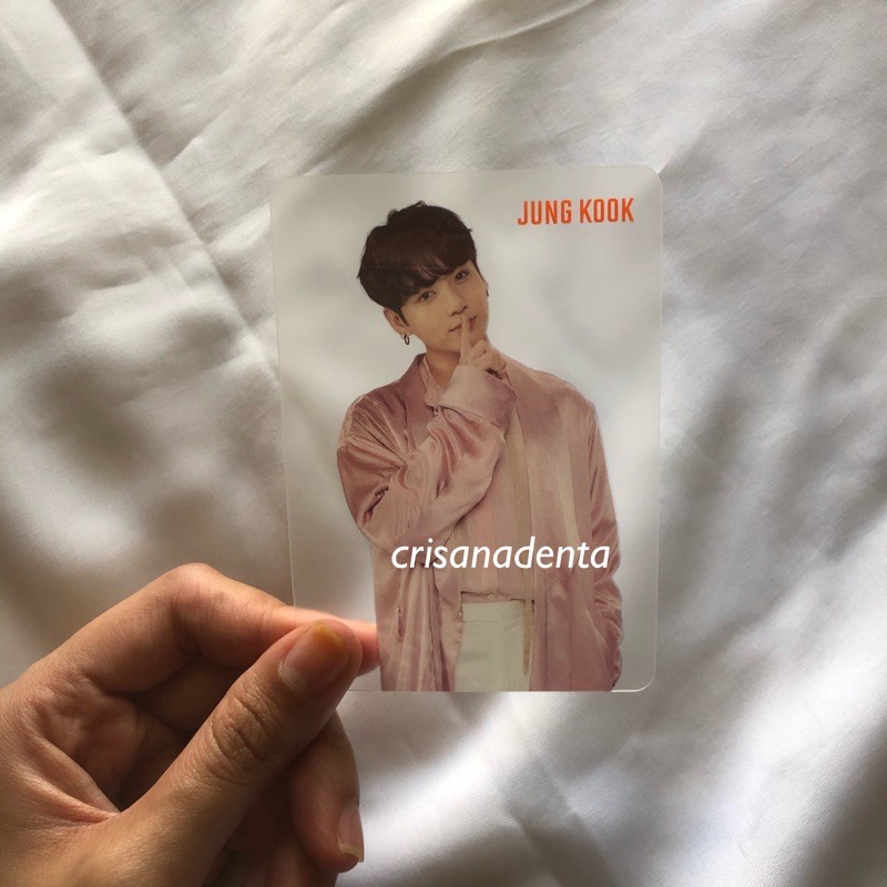 BTS JUNGKOOK MOODLIGHT MUSTER LENTICULAR PHOTOCARD