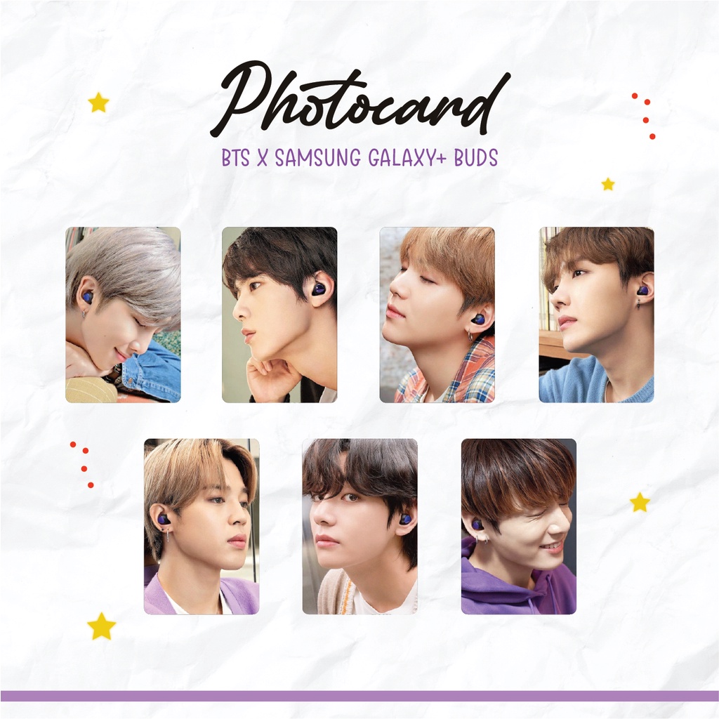[UNOFFICIAL] Photocard BTS x SAMSUNG GALAXY+ BUDS