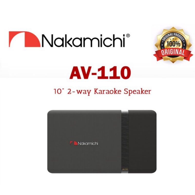 NAKAMICHI AV110 10INCH SPEAKER KARAOKE AV-110 AV 110 ORIGINAL