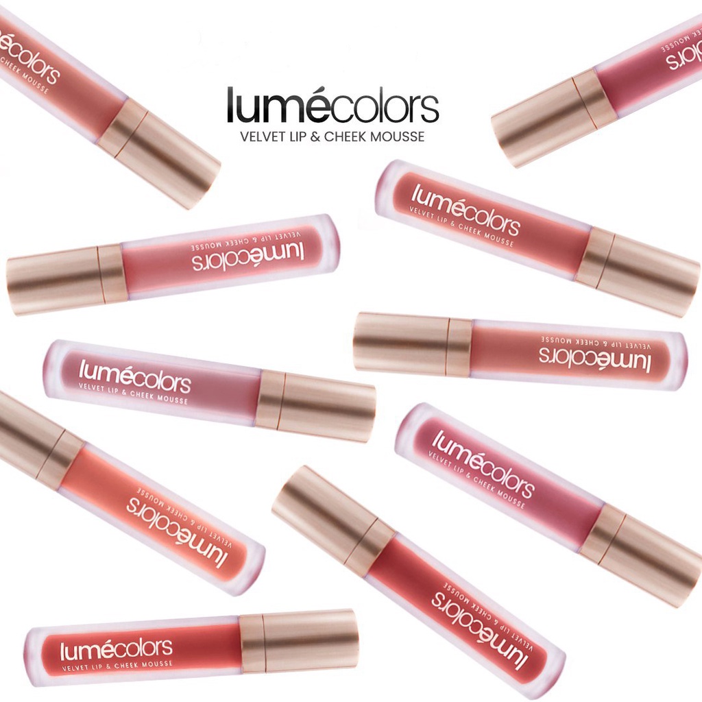 (Free Emas) Lumecolors Lipmousse 3in1 Velvet Lip &amp; Cheek Mousse Eyeshadow - Pumpkin Pie