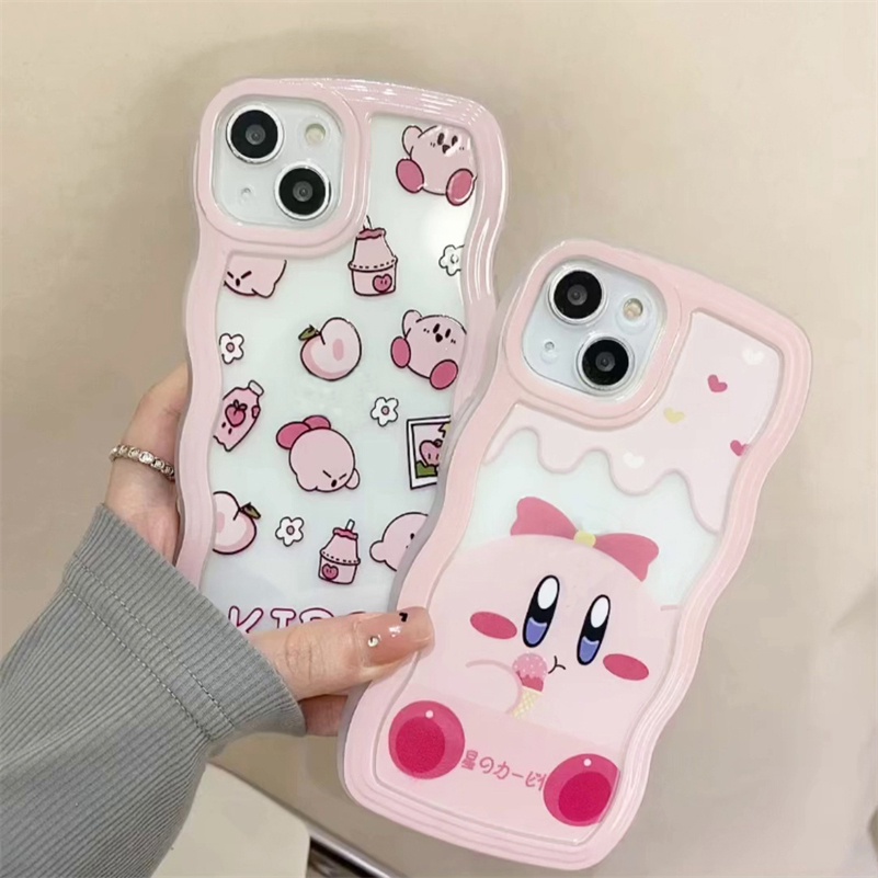 Soft Case Silikon TPU Motif Kartun Peach Pink Untuk iPhone 13 12 11 Pro Max X Xr Xs Max SE 8 7 6 6s Plus