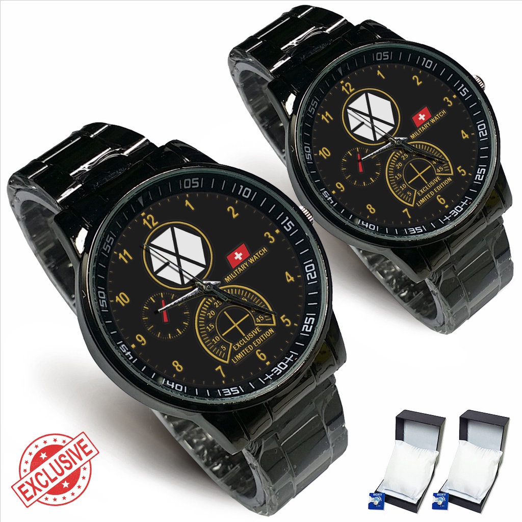 Jam Tangan Rantai Couple EXO 1 (Awesome)