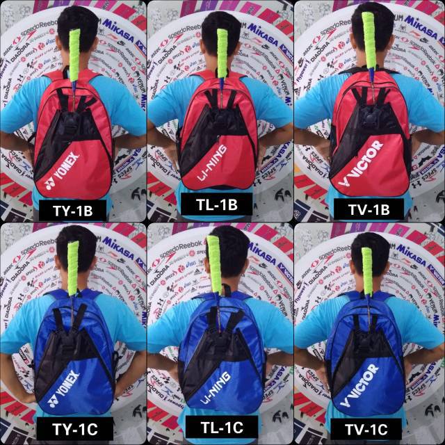 Tas ransel badminton tas raket badminton tas sepatu - ypsport