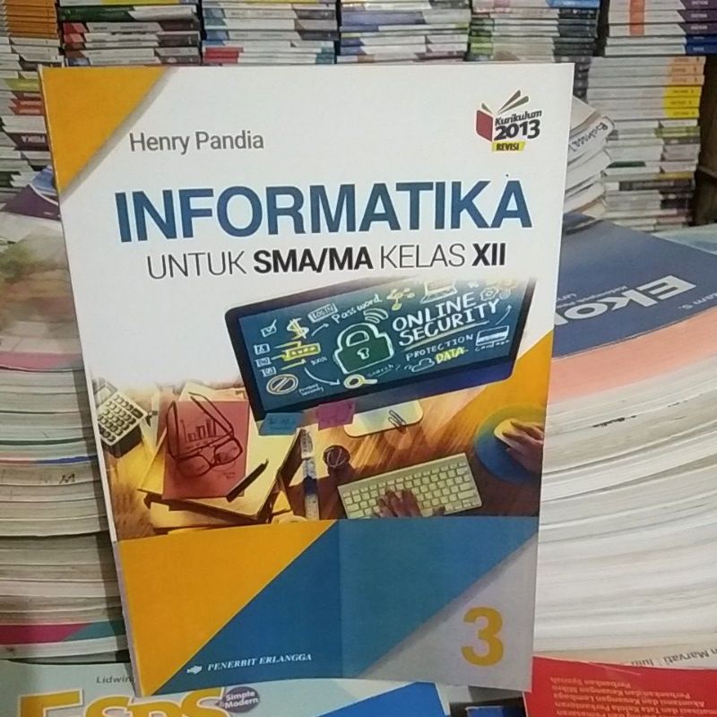 buku informatika SMA kelas 3 -12 penerbit Erlangga