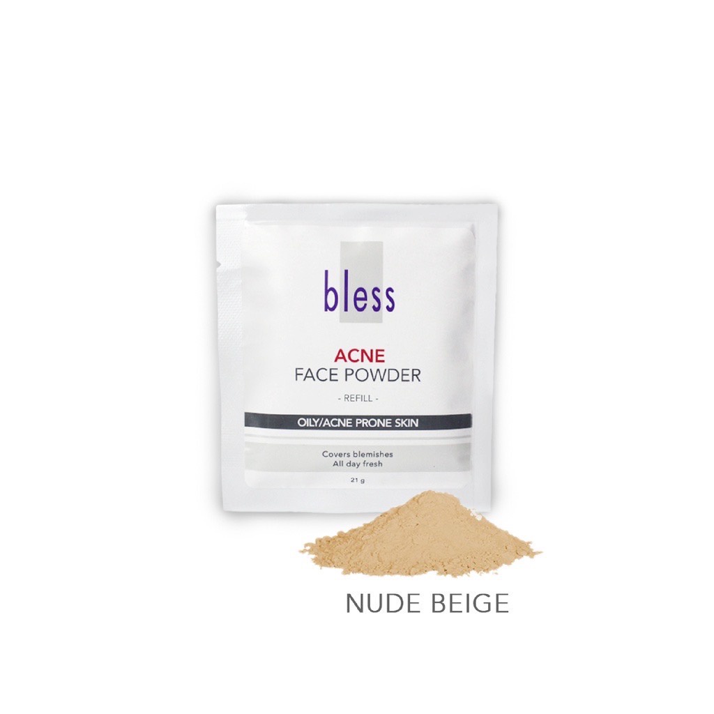 Bless Acne Face Powder/Bedak Jerawat Refill 21 Gram