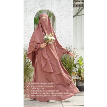 fuji series gamis busui gamis adem gamis jetblack set cadar by ummah distributor resmi
