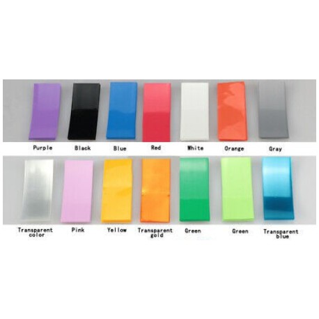 Plastik Baterai Jaket Plastic Skin PVC Jacket 4.6 Battery Color Wrap 18650