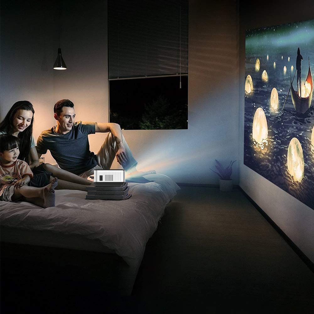 CHEERLUX C9 Android WiFi TV Tuner - LED Projector 2800 Lumens 1080P - Proyektor Android CHEERLUX