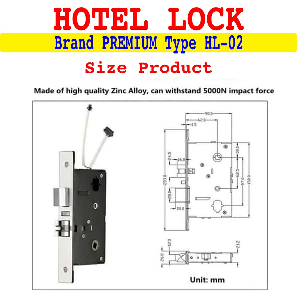 DIGITAL DOOR LOCK - KUNCI PINTU DIGITAL - MULTI UNLOCK