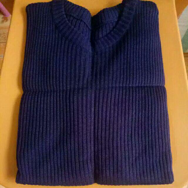 PREMIUM BOXY XL - XXL || SWEATER RAJUT TERBARU KOREA-Navy
