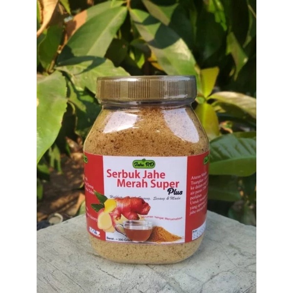 Jahe merah bubuk jahe merah asli obat kuat tahan lama minuman herbal Isi 330 gram-1