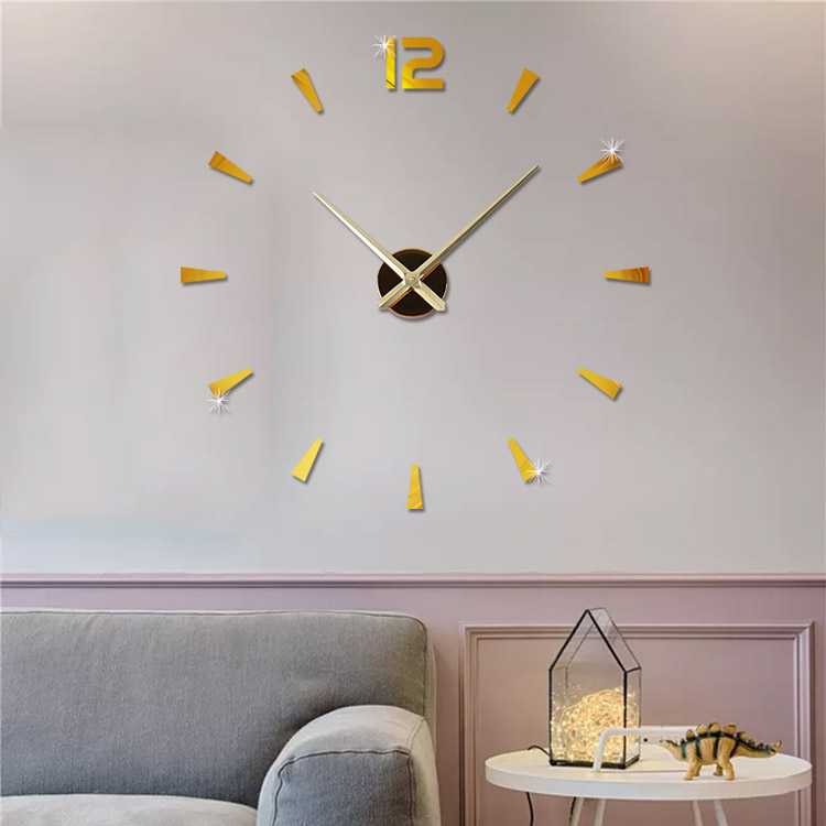 Jam Dinding DIY Giant Wall Clock Quartz Creative Design - DIY-114