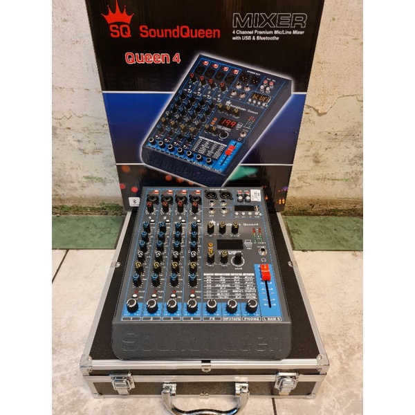 mixer audio soundqueen queen4 queen 4 4CH bluetooth usb sound card original