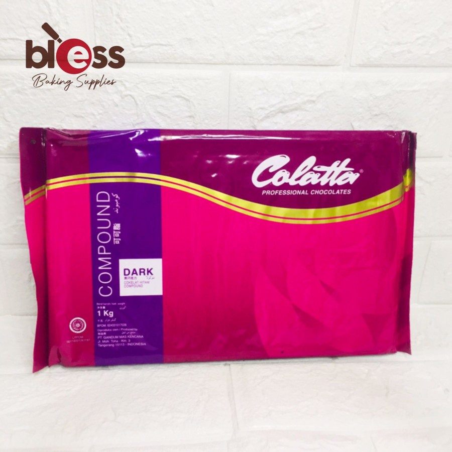 

COKLAT BATANG COLATTA DARK 1 KG / CHOCOLATE COMPOUND COKELAT