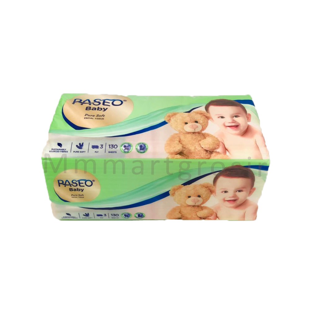 Paseo Baby / Pure Soft / Facial Tissue / 3ply 130sheets