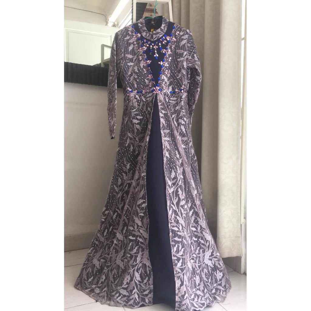 Gamis muslim Satin roberto cavalli