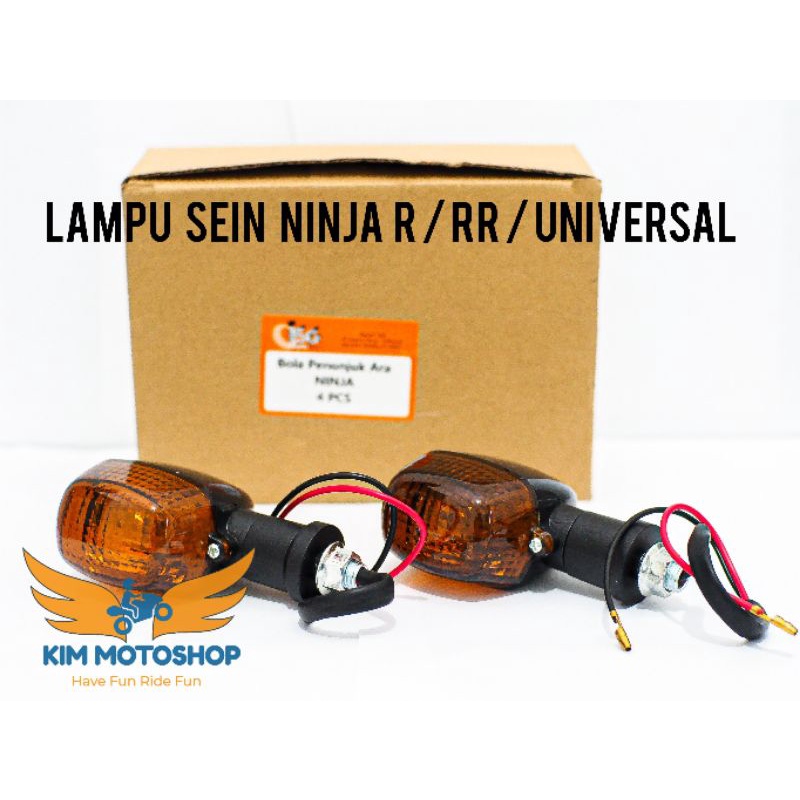 Lampu Sein Riting Ninja Mika Orange &amp; Bening