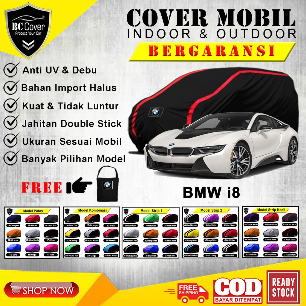 Body Cover Mobil Sedan BMW i8, Sarung Mobil BMW i8, Selimut Mantel Tutup Pelindung Outdoor