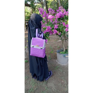 Iner tas rajut ransel Nenda