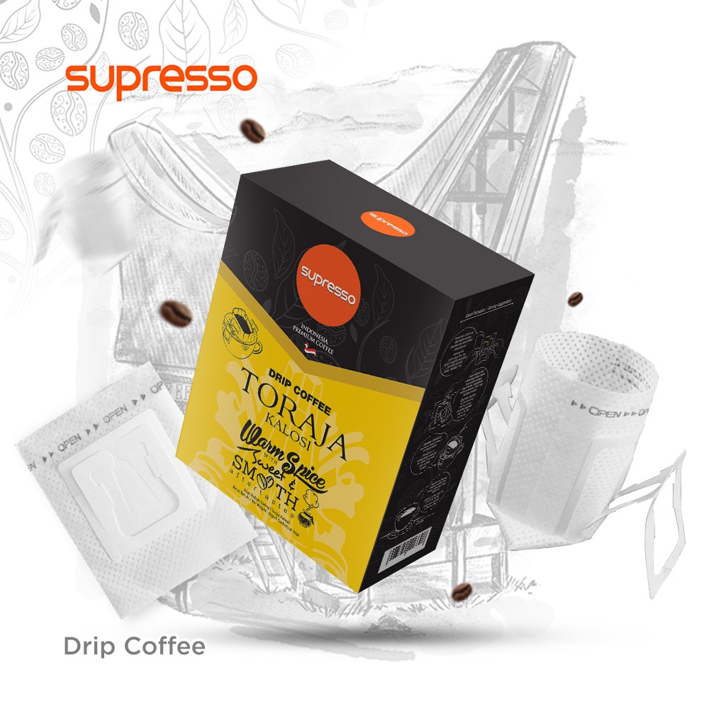 

Supresso Toraja Kalosi Drip Coffee