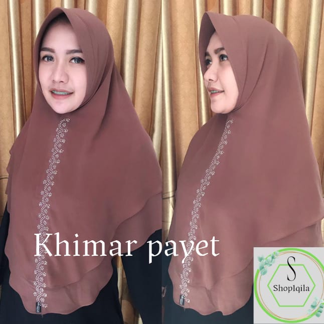 KHIMAR PET_KHIMAR PAYET_KHIMAR JUMBO_KHIMAR- KERUDUNG jilbab KHIMAR PET 2 LAYER CERUTY