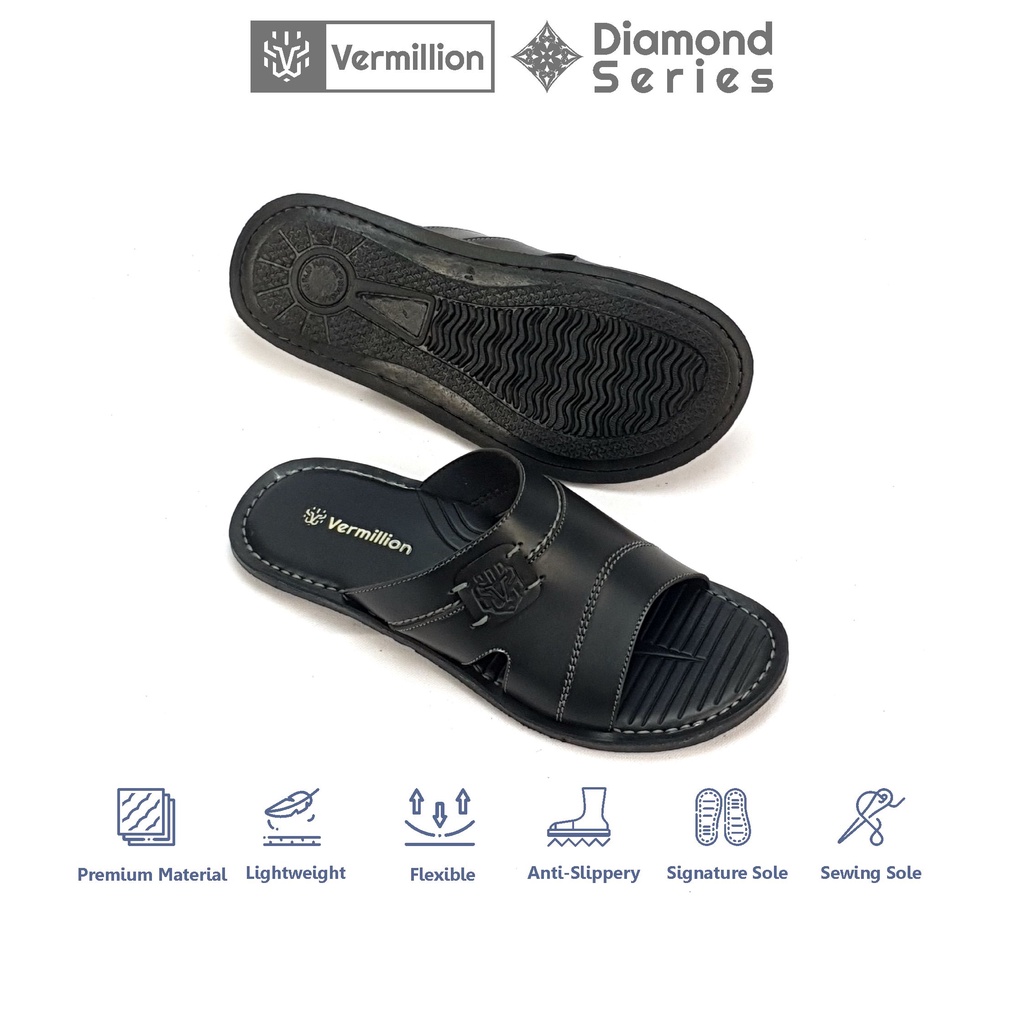 Sandal Slop Pria Sandal Kulit Pria Slop Sandal Jepit Sandal Pria Kekinian Sandal Anti Slip Pria Sandal Pria Sandal Pria Karet Sandal Pria Casual - Druid