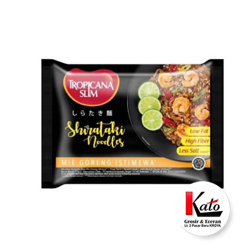 

Tropicana Shrataki Noodle / Mie Rendah Lemak dan Garam / Mie Sehat