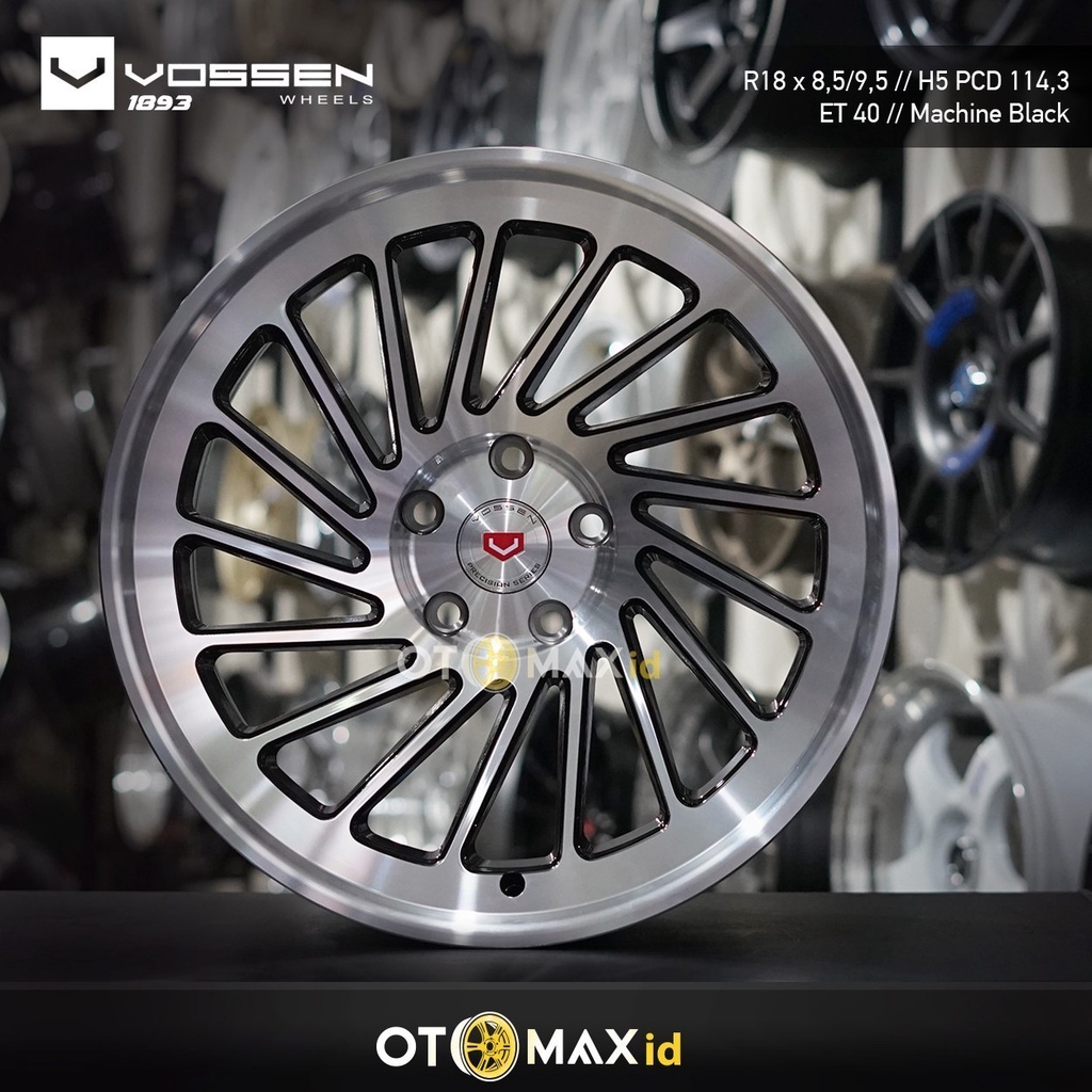 Velg Mobil Vossen 1893 Ring 18 Matt Black