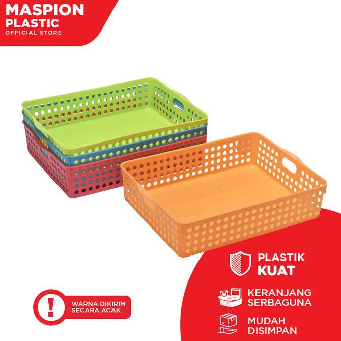 

✨BISA COD✨ Maspion Tempat File/Kertas A4 Stock Basket Isi 4 pcs